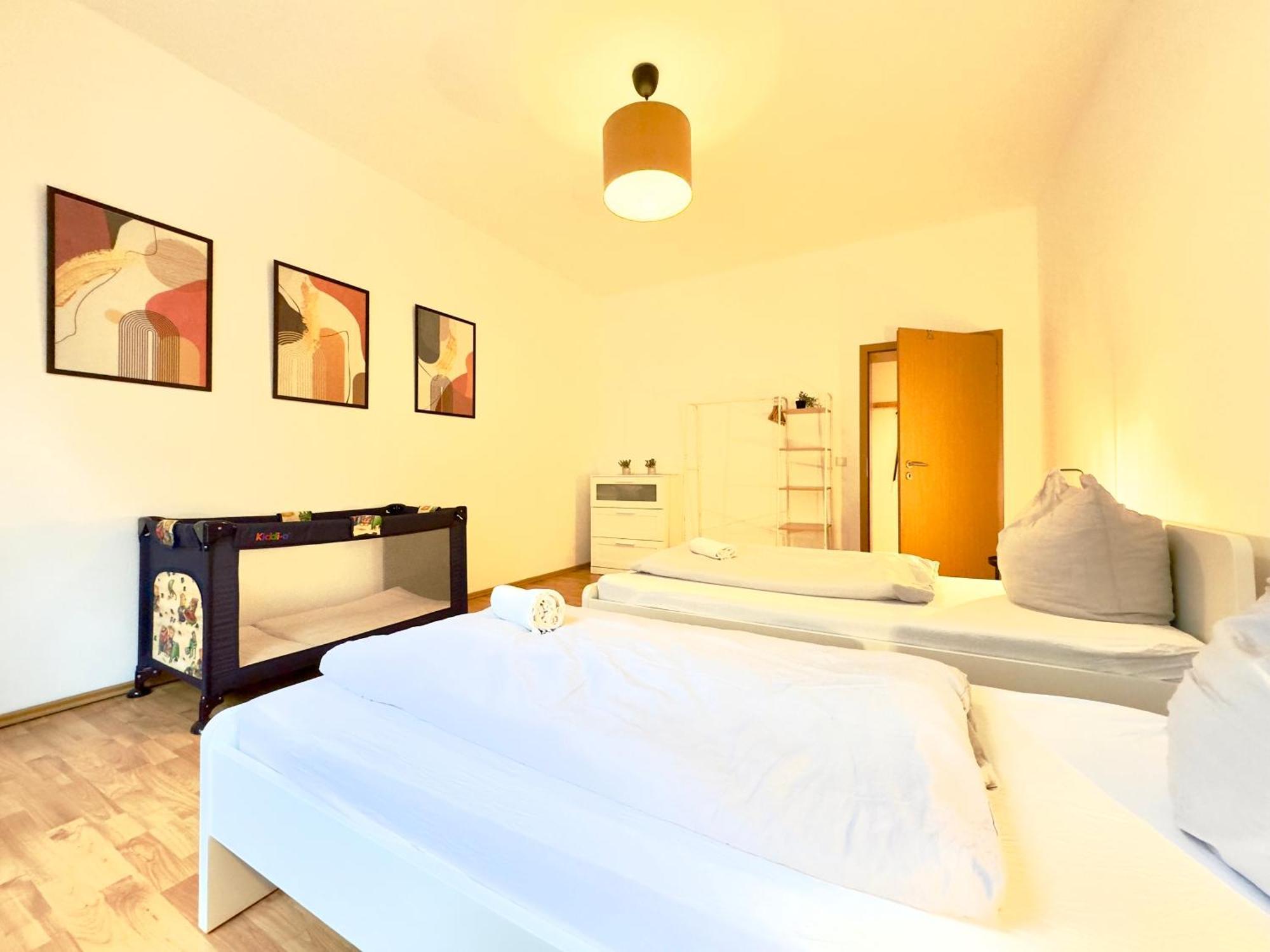 Holiday Appartement,Kostenfrei Parkplatz,Innenstadt,3 Bdr,6 Personen,Babybett Bautzen Exterior foto